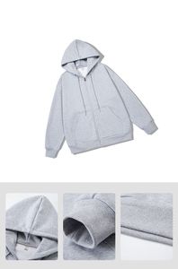 Sudadera Deportiva Informal de Calle, 100% Algodón Poliéster, Gruesa, Personalizada, Unisex, con Cremallera, Estilo Holgado - Product Image 6