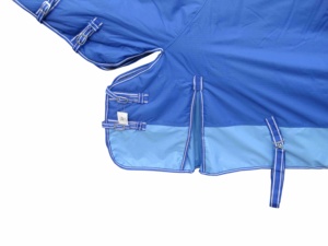 カスタム100～300gsm冬用馬用コンボラグ、1200デニールリップストップ、ツートンカラー防水馬用ラグ、スクエア、馬場馬術用、ナイロンキャンバス - Product Image 5