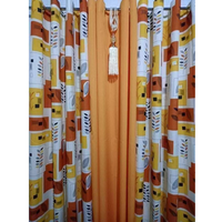Nuevos Diseños, Cortinas de Ventana con Tamaños Personalizados, Elegante Patrón Floral, Juego de 3 Piezas, Textiles para el Hogar, Cortinas para Sala de Estar y Hotel