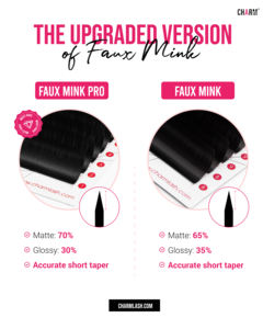 Charmlash Extensions de cils en faux vison, plateaux en gros, invisibles, OEM ODM, qualité professionnelle - Product Image 2