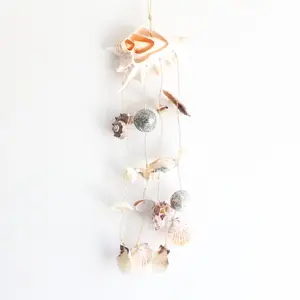 Wholesale colorful capiz shell wind chime crafts hanging seashell decoration chimes for garden outdoor and indoor