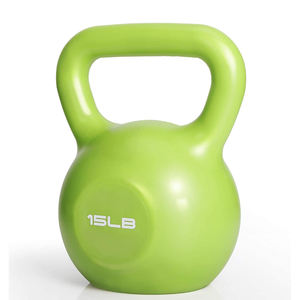 Ensemble de kettlebells en fer revêtu de vinyle pour femmes, durable, avec poignée confortable, pour usage commercial - Product Image 4