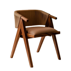 Sillón Tradicional Moderno de Madera Maciza con Características Ajustables, Diseño Ecológico y Duradero para Sala de Estar, Hotel o Apartamento - Product Image 1