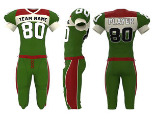 Uniformes de Fútbol Americano Transpirables al por Mayor, Tallas Grandes, Alta Calidad, Manga Corta, Estilo Único, Hechos en Pakistán para Uso Deportivo - Product Image 1