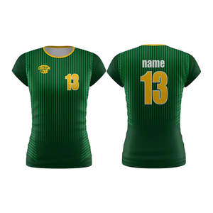 ชุดวอลเลย์บอลดีไซน์ล่าสุด เสื้อเจอร์ซีย์แขนสั้น ระบายอากาศ แห้งเร็ว 100% โพลีเอสเตอร์ ยูนิเซ็กซ์ ใส่ได้ทุกฤดู แบรนด์ OEM - Product Image 3