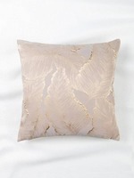 Coussin de décoration de canapé de conception standard coussin de forme de rectangle de couleur rose clair douce pour le coussin d'hôtel et de café au prix le plus bas