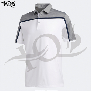Hombres Dry-Fit transpirable que absorbe el sudor para Polos 100% poliéster Jersey estampado patrón - Product Image 3