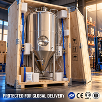 Cuve de Fermentation Mécanique Agitée en Acier Inoxydable avec Chemise Chauffante et Refroidissante pour la Culture Liquide Biologique