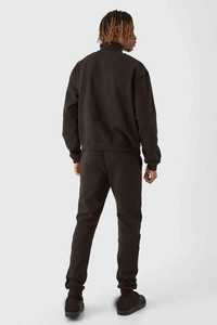 New Men's Flared Customized Stack Sweatpants Casual Oversized <b>1</b>/4 <b>Zip</b> Streetwear Baggy <b>Sweatshirt</b> Unisex Jogging Tracksuits Wear - Product Image 6