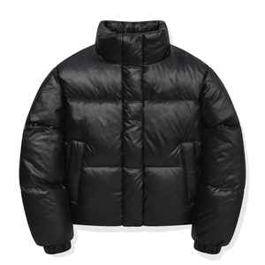 Chaqueta Acolchada Casual de Invierno para Hombre, Diseño OEM, Cuello Alto Personalizado, Cierre de Cremallera con Logotipo Frontal, Alta Calidad, Estilo Urbano - Product Image 5