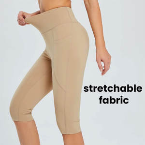 Leggings respirants pour femmes OEM avec logo personnalisé options tissu extensible parfait pour les vêtements de sport et les promotions - Product Image 5