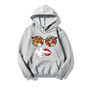 Diseño personalizado DTG Impreso Unisex Sudadera con capucha Funky Colors Estampado de dibujos animados Cuello con capucha Ropa de invierno de alta calidad - Product Image 1
