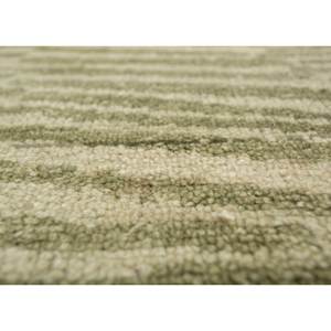 Tapis en laine noué à la main vert thym, motif abstrait, pour entrée, salon ou couloir - LCA-870, modèle puzzle rectangulaire 9x12 - Product Image 3
