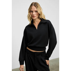 Sudadera oversize de manga larga con cuello y puños para mujer GRIMELANGE REGNO - Product Image 5