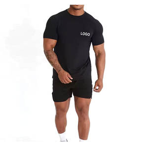 Camiseta atlética para gimnasio, ropa de verano para hombre, secado rápido, deportes, Fitness, Jogger, estilo, cómodo, transpirable, 100% algodón, corto - Product Image 4