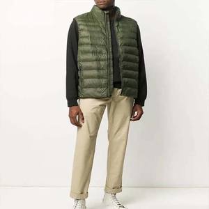 Chaquetas acolchadas para hombre con cuello levantado de invierno a la moda de calle personalizada, chaqueta impermeable ligera, chaleco acolchado para hombre - Product Image 2