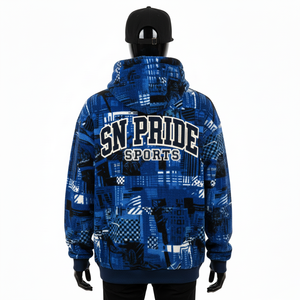 Nueva Sudadera con Capucha Ligera para Hombre, Impresa por Sublimación Personalizada, con Forro Polar Transpirable y Ecológico - Product Image 3