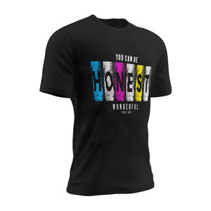 Streetwear personnalisé de haute qualité pour hommes T-shirt en coton surdimensionné avec impression de logo Fabricant OEM - Product Image 3