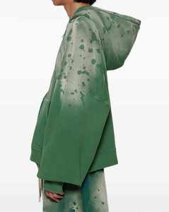 Conjunto de chándal para mujer con lavado ácido, ropa de calle para mujer, sudadera con capucha y pantalones de chándal con bordado desgastado Vintage, conjunto de chándal para mujer - Product Image 2