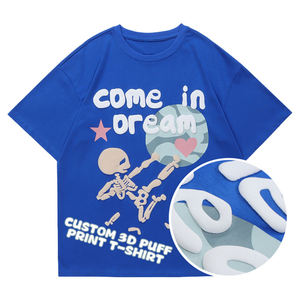 Camiseta de Manga Corta para Hombre con Diseño de Logotipo Personalizado OEM de TOP SHOW, Nueva Moda, Transpirable, Antiencogimiento, Transferencia Térmica, Corte Regular - Product Image 2