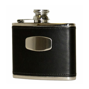 Bouteille de poche moderne en acier inoxydable brossé pour les amateurs de vin et de whisky en 2025 - Product Image 2