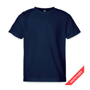 T-shirt à manches courtes à col rond avec graphisme personnalisé, haut décontracté noir pour garçons, t-shirts pour jeunes - Product Image 3