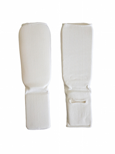 Protège-tibias d'arts martiaux Taekwondo Karaté MMA avec protège-pieds Protection professionnelle Élasticité réglable et respirant - Product Image 4