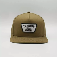 Gorra Snapback de algodón con logotipo de parche tejido personalizado, gorra Snapback estructurada de 5 paneles, gorra de béisbol con marco K personalizada, gorra de béisbol hecha en Vietnam
