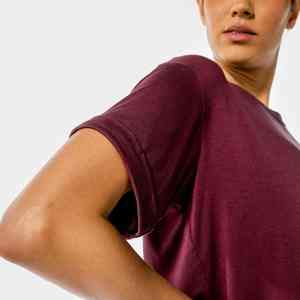 Camiseta Corta para Mujer, Ajuste Holgado, Verano, Informal, Moda, Impresión Personalizada Activada por el Sudor - Product Image 3