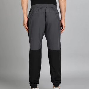 กางเกงซับเหงื่อของผู้ชายผ้าฝ้าย100% เป็นมิตรกับสิ่งแวดล้อมกันน้ำแบบลำลองมีเชือกรูดมีกระเป๋าแนวสตรีท - Product Image 3