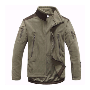 Veste polaire Sherpa coupe-vent pour homme, col montant, personnalisable, écologique, séchage rapide, confortable, haute performance, best-seller - Product Image 1