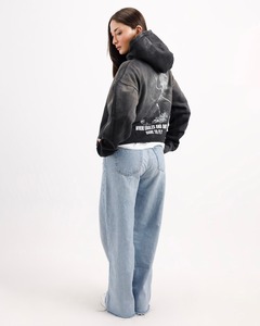 Sudadera con Capucha Unisex de Diseño de Marca de Ropa Urbana de Lujo 2025, con Doble Cremallera, Lisa, de Felpa de 350G, Corte Cuadrado, Totalmente Personalizable para Mujer - Product Image 5