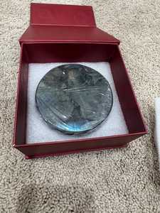 Sous-verre en labradorite polie, pierre précieuse naturelle, articles de bar - Product Image 3