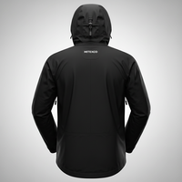 Chaqueta Técnica Impermeable y Cortavientos para Hombre MITEXCO, para Senderismo, Esquí y Montañismo - Negra, Equipo para Todo Clima