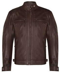 Chaqueta de cuero recién llegada de diseño de moda para hombre, chaquetas de cuero Pu, chaqueta de cuero de vaca de calidad superior - Product Image 1