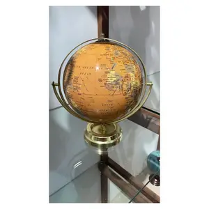 Античная география 10-дюймовый земной Настольный глобус, сделанный в Лондоне, Ретро винтажный офисный большой Глобус, политическая карта