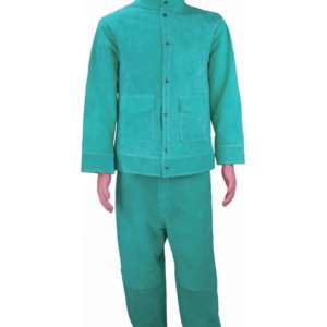 Le soudage en cuir de vachette fendu résistant à la chaleur élevée convient à la Protection professionnelle pour la Protection du corps d'étincelle de soudage industrielle - Product Image 5