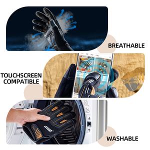 Performance Safety <b>Gloves</b> Multi-Purpose Use Touchscreen Anti-slip Anti-vibration Heavy-Duty Cow Split Leather Anti-Static - Product Image 5