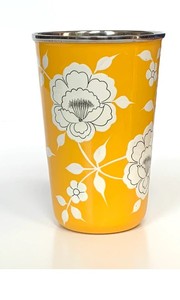 Verre à vin de gobelet à boire de l'eau de couleur noire artisanale pour l'utilisation de bar ou de café de restaurant verre de gobelet peint à la main - Product Image 2