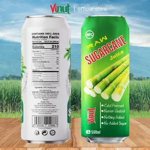 Şeker kamışı suyu içecek 500ml VINUT | Düşük kalorili ve kuru maya içecek, ücretsiz örnek, özel etiket, toptan tedarikçiler (OEM, ODM)