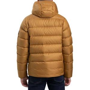 Chaquetas con capucha acolchadas de nailon y poliéster de manga larga para hombre de estilo callejero, ropa informal con diseño de logotipo personalizado, fabricante OEM - Product Image 3