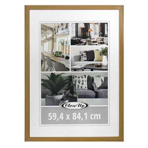 Cadre pour affiche DIN A1 en bois massif 59,4 x 84 cm, style classique, décor en hêtre clair pour photos MDF 8x10 et 12x18 - Product Image 4