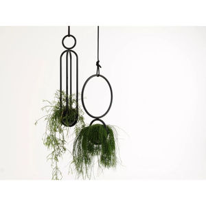 Jardinières suspendues en métal fer de qualité exclusive élégance Pots de fleurs décoratifs pour la maison jardinières suspendues parfaites pour le jardin de balcon - Product Image 6