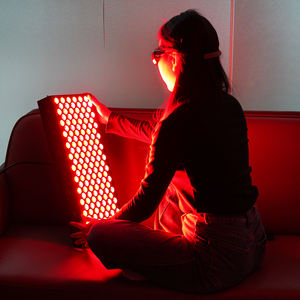 แผงไฟ LED อินฟราเรดสำหรับซาวน่าแบบตั้งพื้นแนวนอน 150W ชิปคู่ 660nm 850nm อุปกรณ์บำบัดด้วยแสงสีแดงสำหรับทั้งร่างกาย ใช้ในบ้าน - Product Image 4