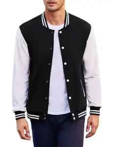 Chaqueta Casual de Invierno para Hombre de Alta Calidad y Ecológica, con Logotipo Personalizado en la Parte Delantera, Estilo Universitario, Lana/Cuero, Antibacteriana, de Secado Rápido y Transpirable - Product Image 6