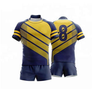 Ropa de fútbol de Rugby de alta calidad personalizada 2025, nuevo diseño transpirable para sublimación de Polo, servicio OEM, Rugby Jer de alta calidad - Product Image 1
