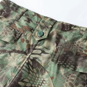 Conjunto de Chaqueta y Pantalones Estilo ACU con Patrón de Pitón Verde para Entrenamiento Táctico, Hecho con Material Ripstop Resistente de 230g/m2 - Product Image 5