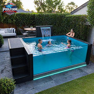 Large Outdoor Multifunctional Ready Fiberglass Mold Pools for Home Easy to Install Swimming Container Pool spa pool - Product Image 2