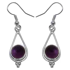 Pendientes de Plata 925 con Amatista, Joyería Elegante para Mujer, Accesorio de Moda - Product Image 2