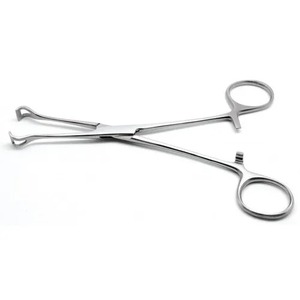 Fórceps de tejido Babcock, instrumento quirúrgico de acero inoxidable para sujetar tejidos delicados, intestinos, Trompas de Falopio y apéndice - Product Image 1